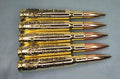 50 Caliber BMG Bottle Opener – Engraved Military Service Design – Recycled from Genuine Military Surplus Brass