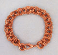 Men's- 3 in 3 Therapeutic Bracelet- 14g 6.5mm Recycled Copper Rings