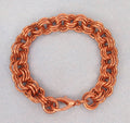 Men's- 3 in 3 Therapeutic Bracelet- 14g 8mm Recycled Copper Rings