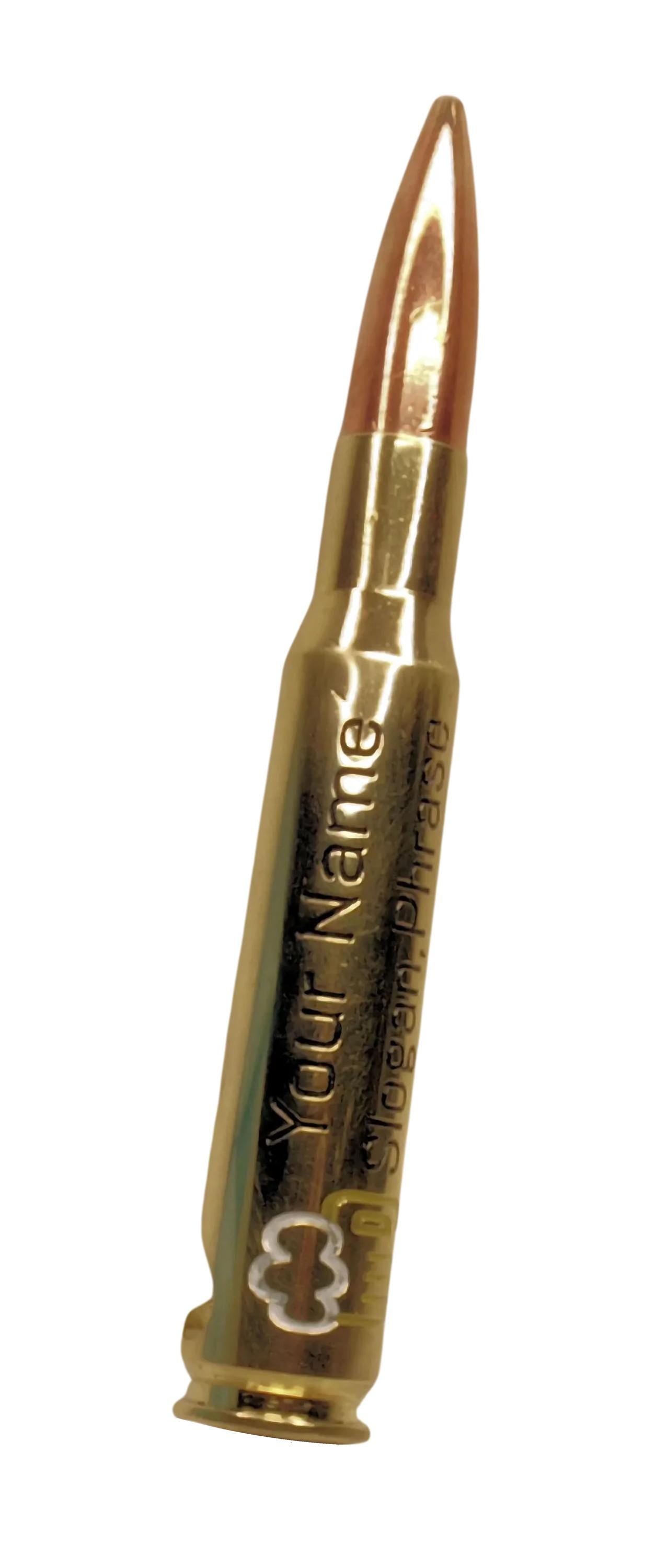 50 Caliber Browning Machine Gun Custom Engraved Bottle Opener Recycled from Military Surplus