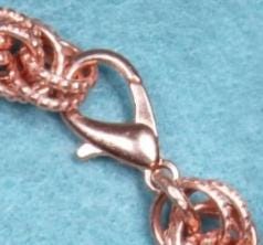 Men's Double Twisted Therapeutic Bracelet- 14g 8mm Textured Recycled Copper Rings