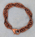 Twisted Men's Therapeutic Bracelet- 14g 7.5mm Smooth Recycled Copper Rings