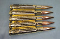 50 Caliber Browning Machine Gun Military Service Engraved Bottle Opener Recycled from Military Surplus
