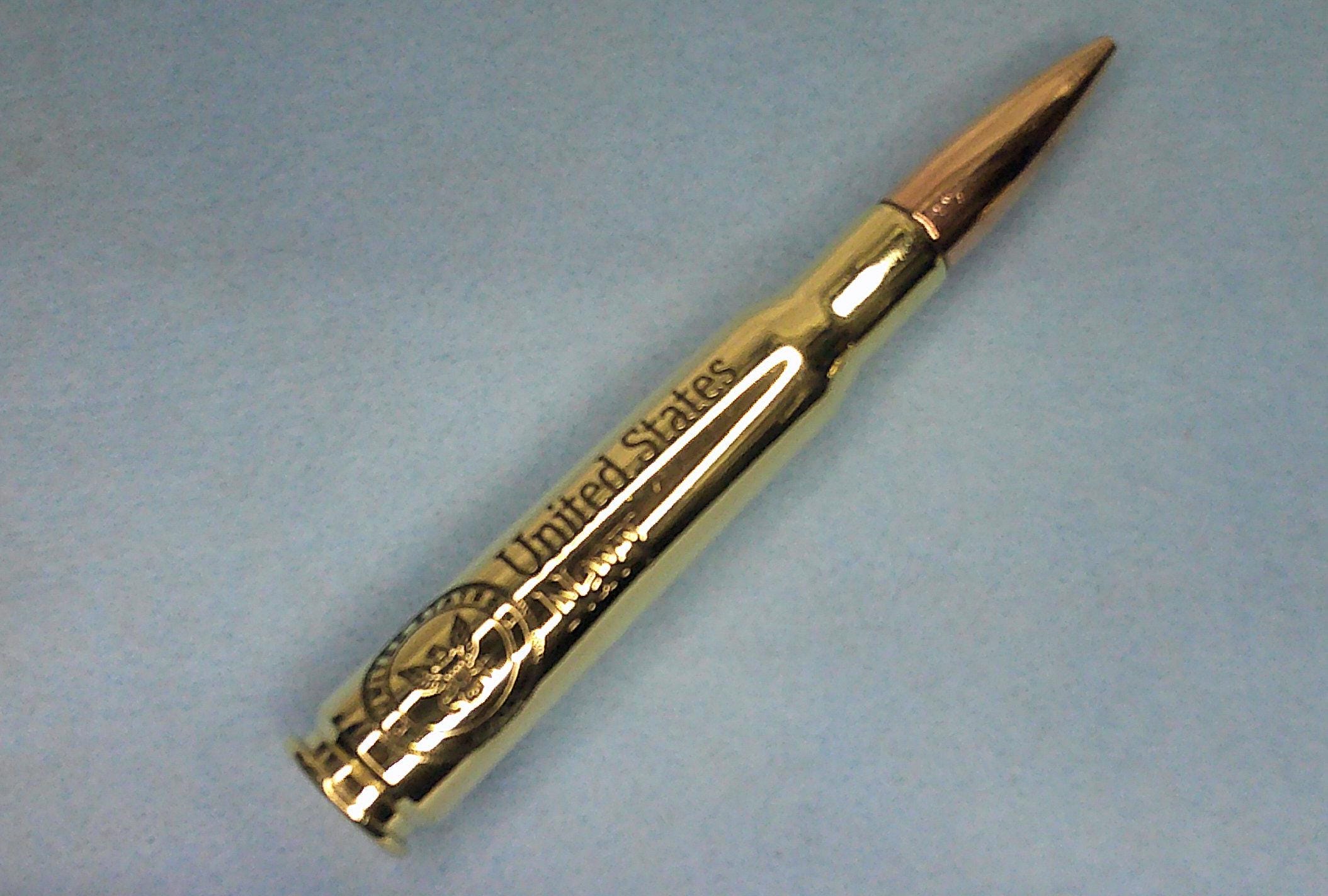 50 Caliber Browning Machine Gun Military Service Engraved Bottle Opener Recycled from Military Surplus