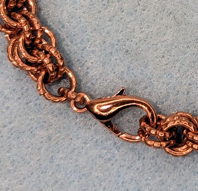 2 in 3 Therapeutic Bracelet- 16g 5mm Textured Recycled Copper Rings